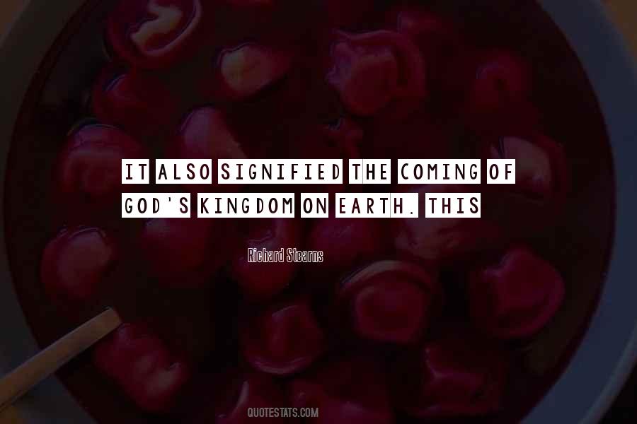 Coming Of God Quotes #667729