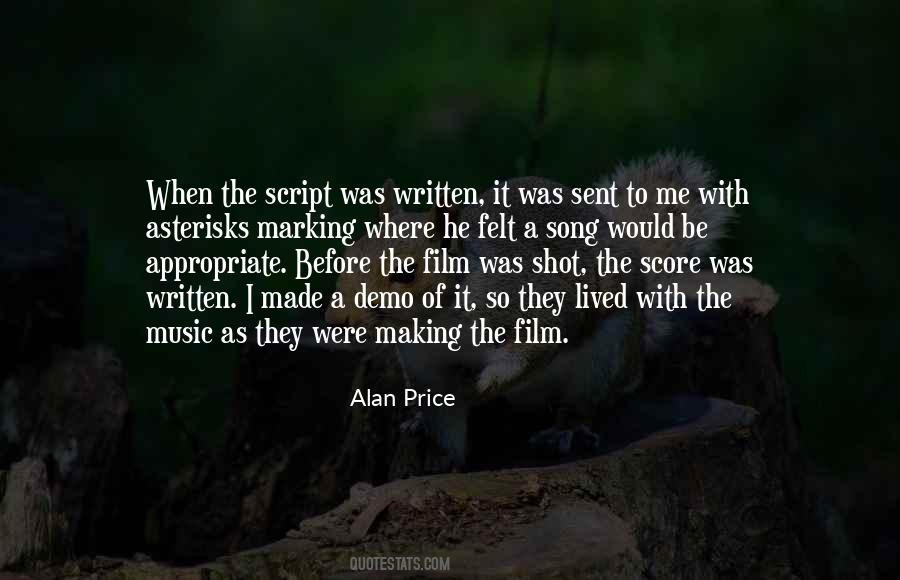 Film Score Quotes #1637147