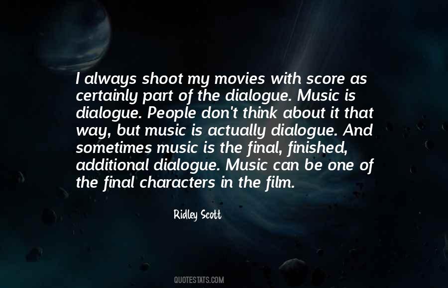 Film Score Quotes #925895