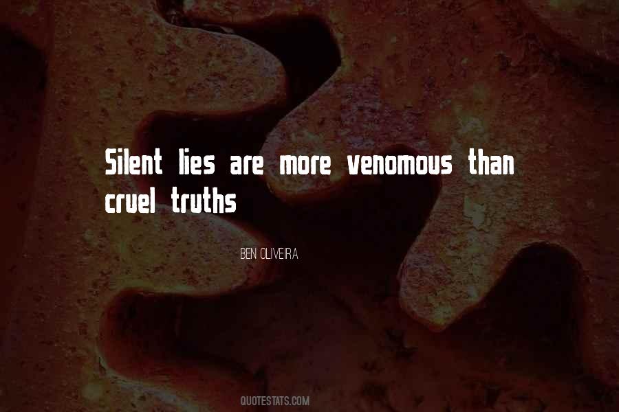 Quotes About Silent Truths #1843878