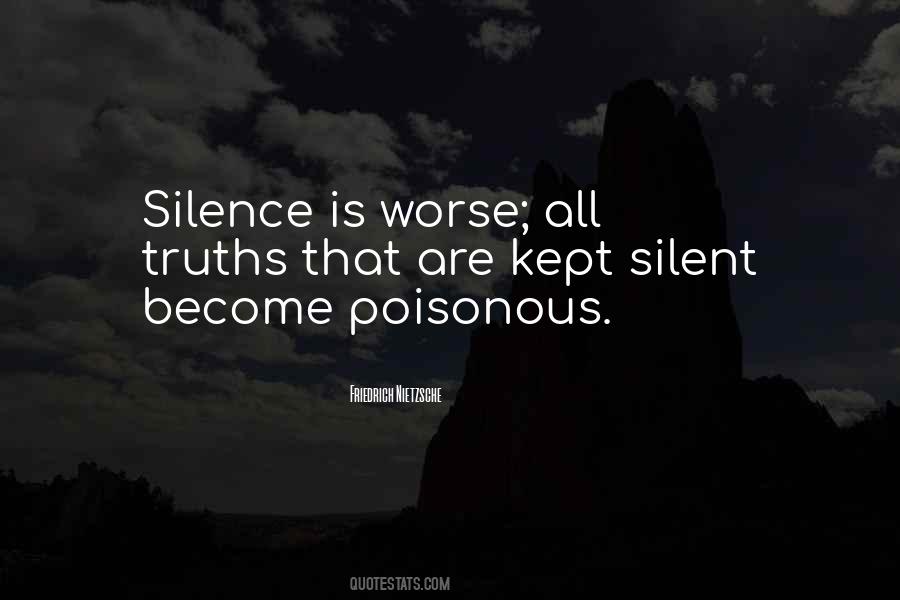 Quotes About Silent Truths #246782
