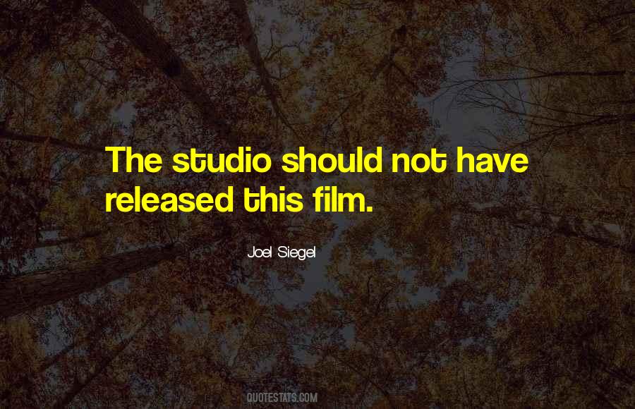 Film Studio Quotes #848008