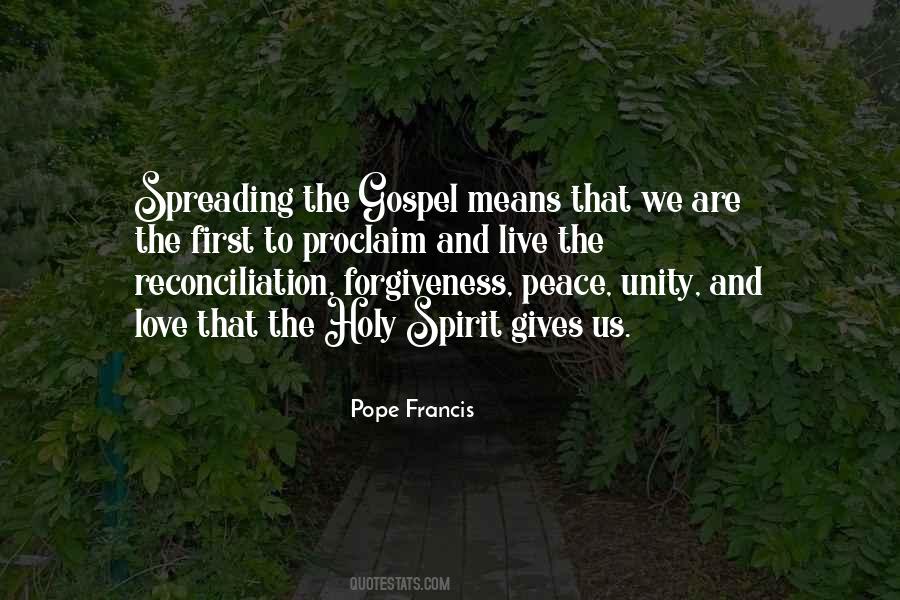 Peace Forgiveness Quotes #106516