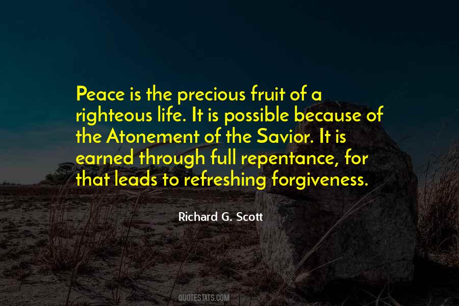 Peace Forgiveness Quotes #1549961