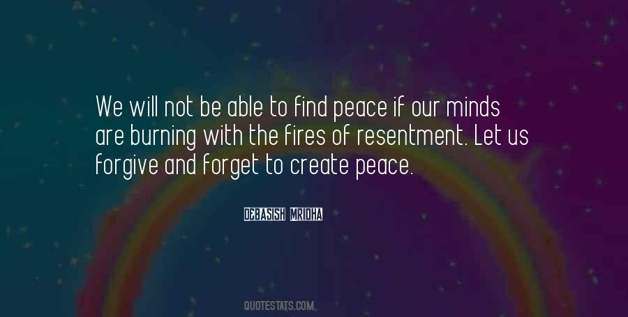 Peace Forgiveness Quotes #1605320