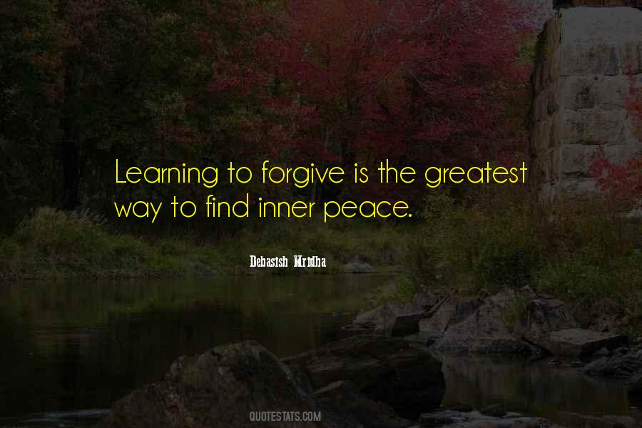 Peace Forgiveness Quotes #407849