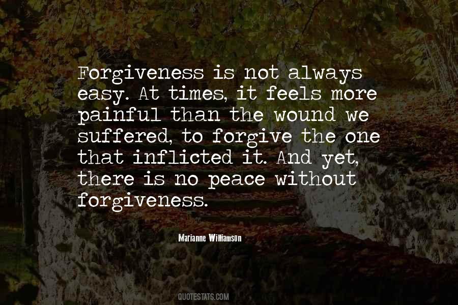 Peace Forgiveness Quotes #530552