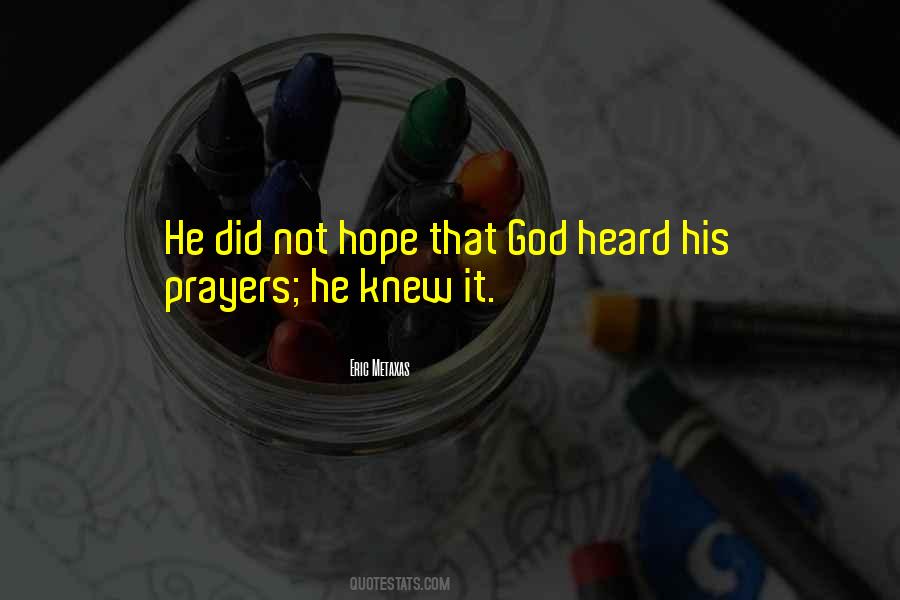 Faith Hope Prayer Quotes #610803