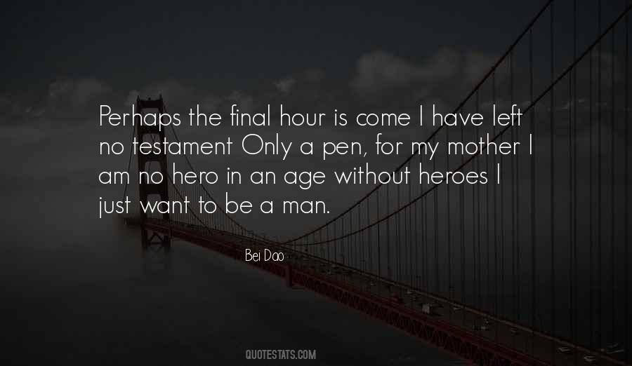 Be The Hero Quotes #85555