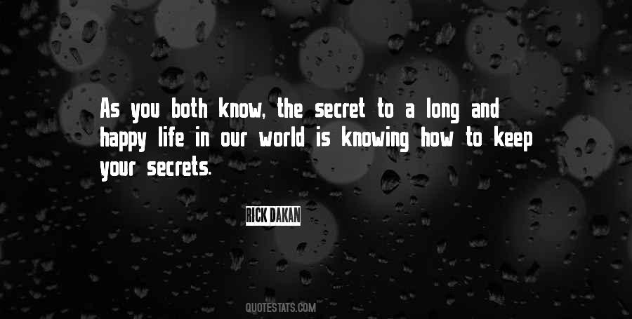 How To Keep A Secret Quotes #846995