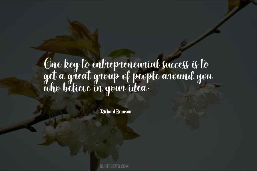Entrepreneurial Success Quotes #621943
