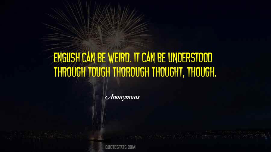 Tough Words Quotes #348951