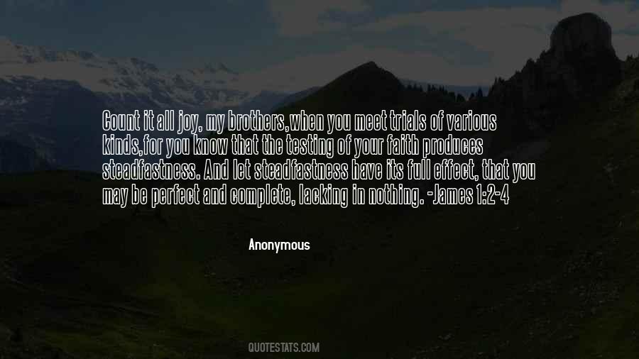Count It All Joy Quotes #1430994