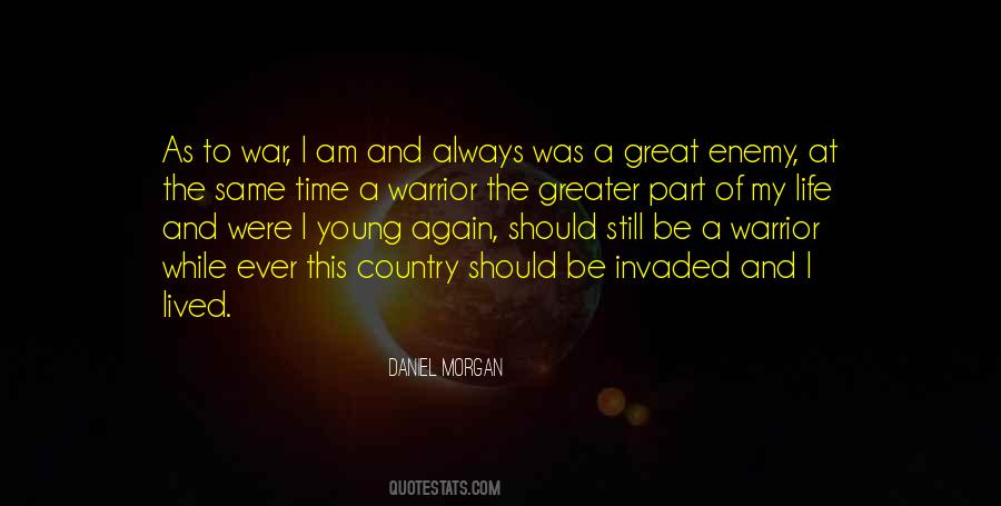 A Great Warrior Quotes #10828