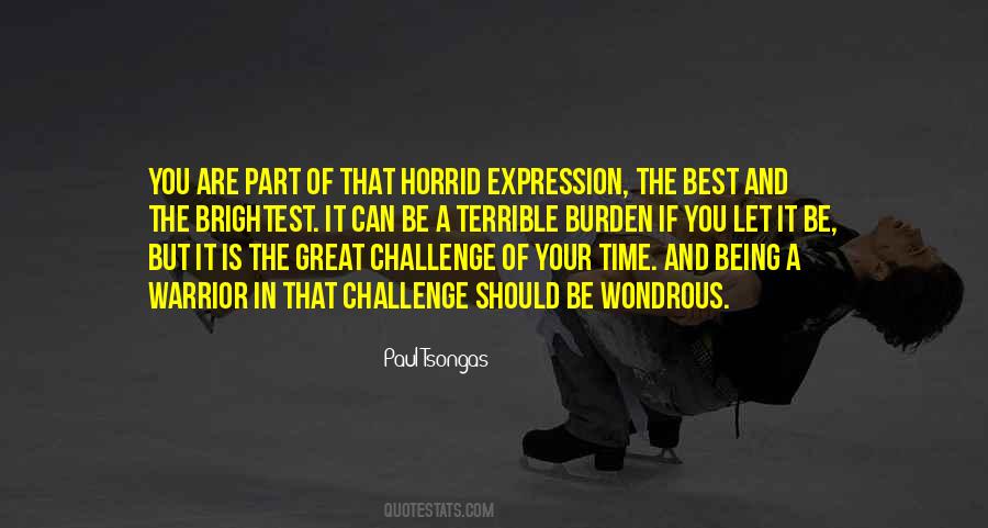 A Great Warrior Quotes #1156218
