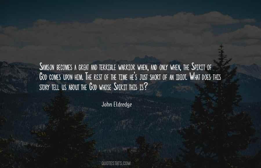 A Great Warrior Quotes #860809