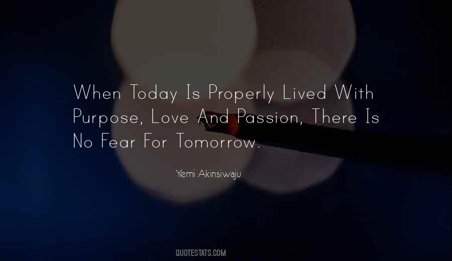 Love Tomorrow Quotes #636077