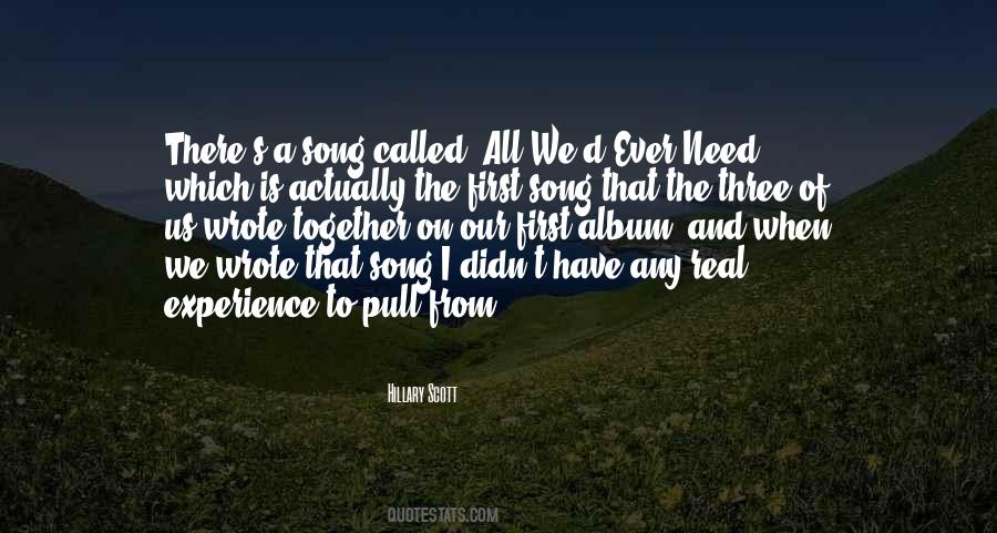 Which Song Quotes #532157