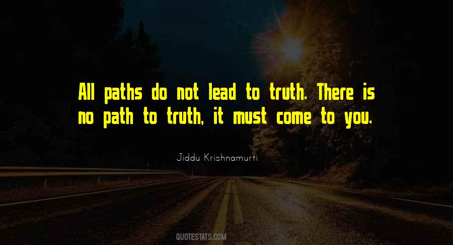 All Paths Lead To Quotes #1432202