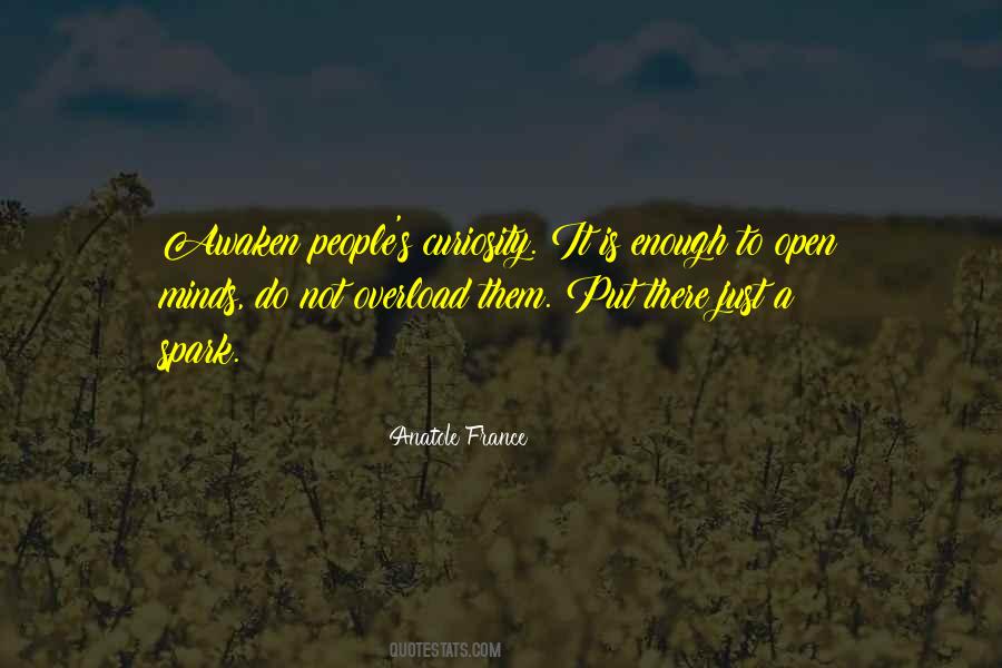 Spark Of Curiosity Quotes #1517960