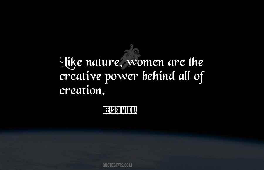 Creation Of Nature Quotes #260568
