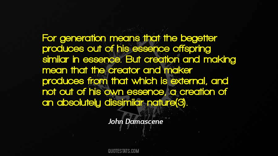 Creation Of Nature Quotes #719421