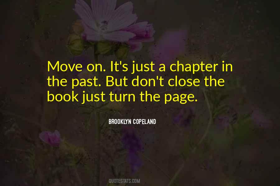 Turn The Page And Move On Quotes #275515