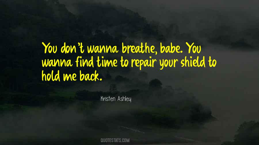 Time To Breathe Quotes #1622663