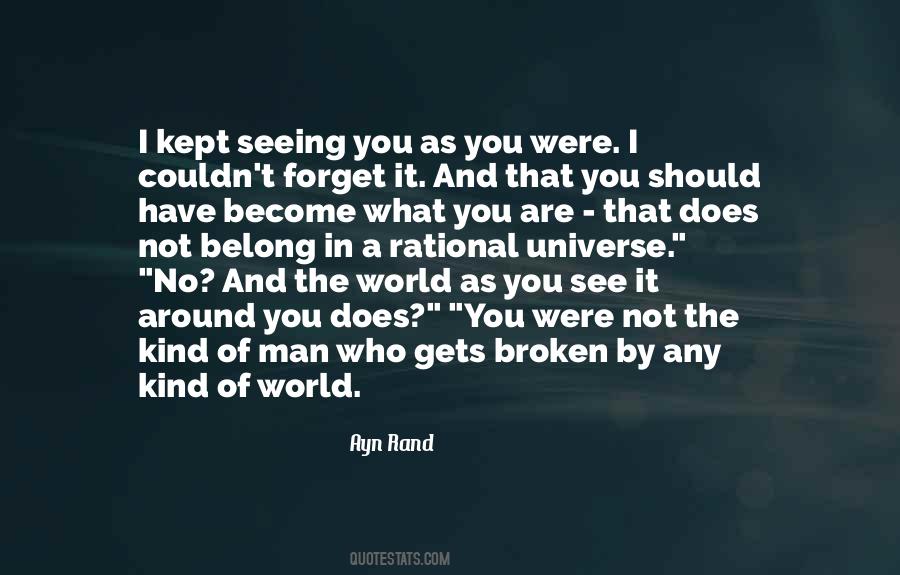 You Belong To The Universe Quotes #1461827