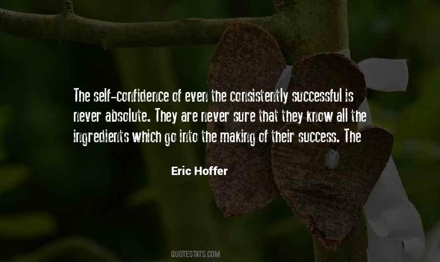Self Confidence Success Quotes #1122555
