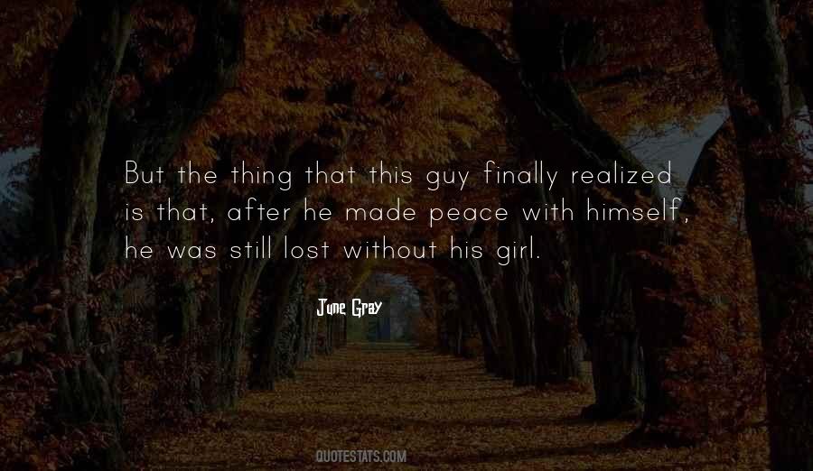 Finally At Peace Quotes #1572763