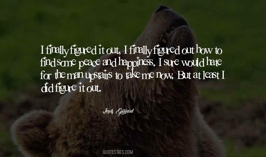 Finally At Peace Quotes #789067