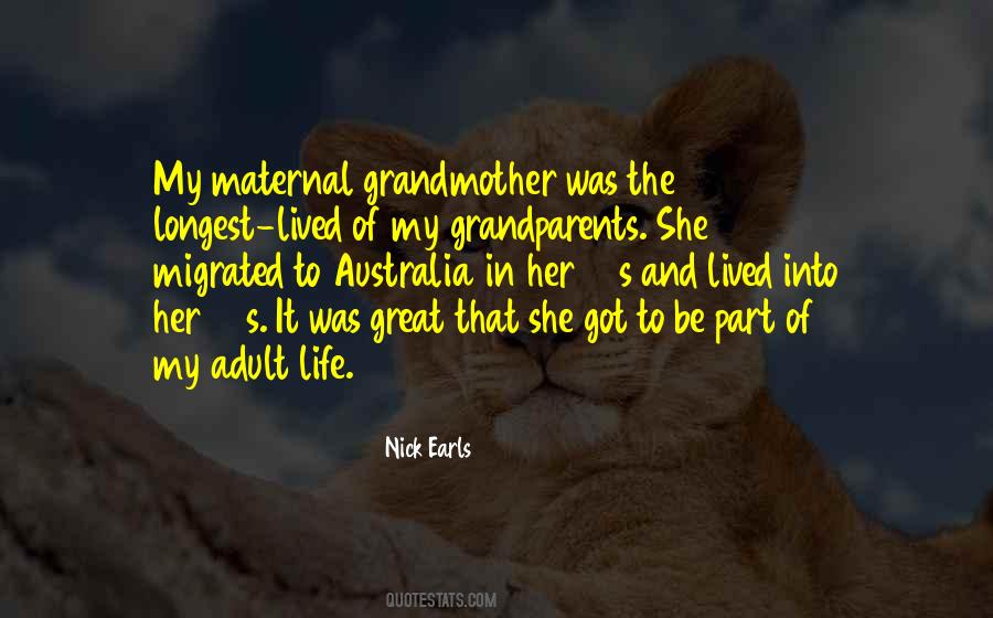 Great Great Grandmother Quotes #1088947