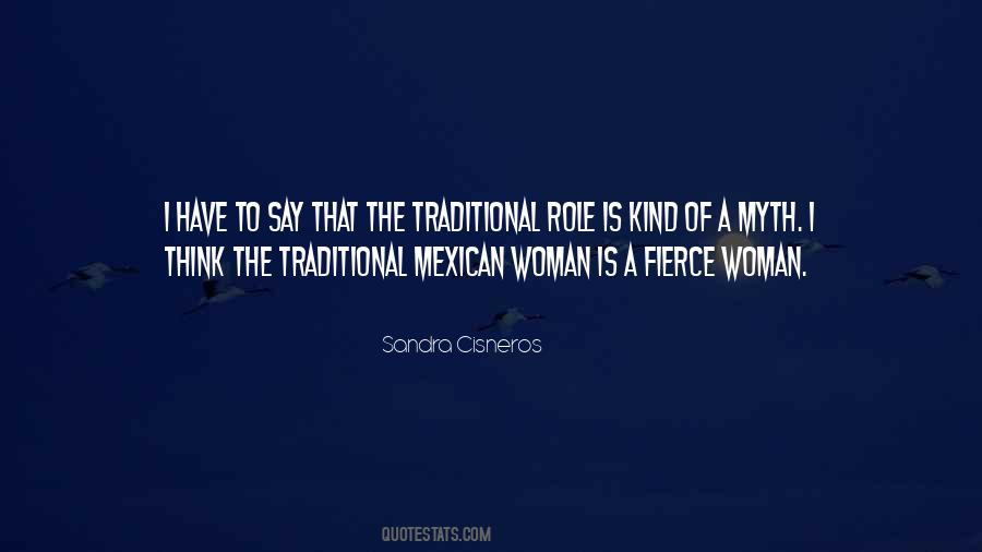 Traditional Woman Quotes #1571114