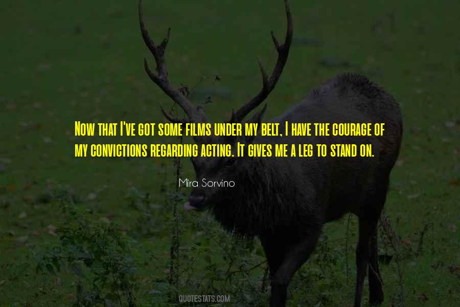 Quotes About Having The Courage Of Your Convictions #558814