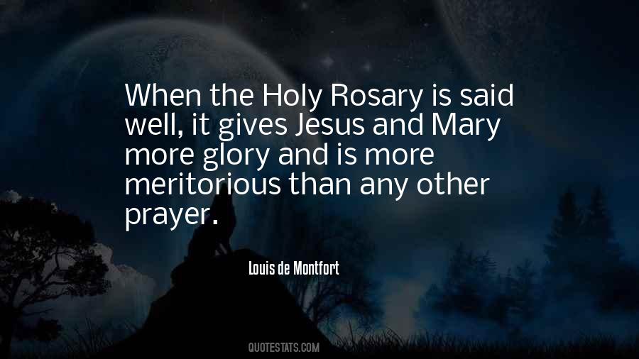Rosary Prayer Quotes #971148