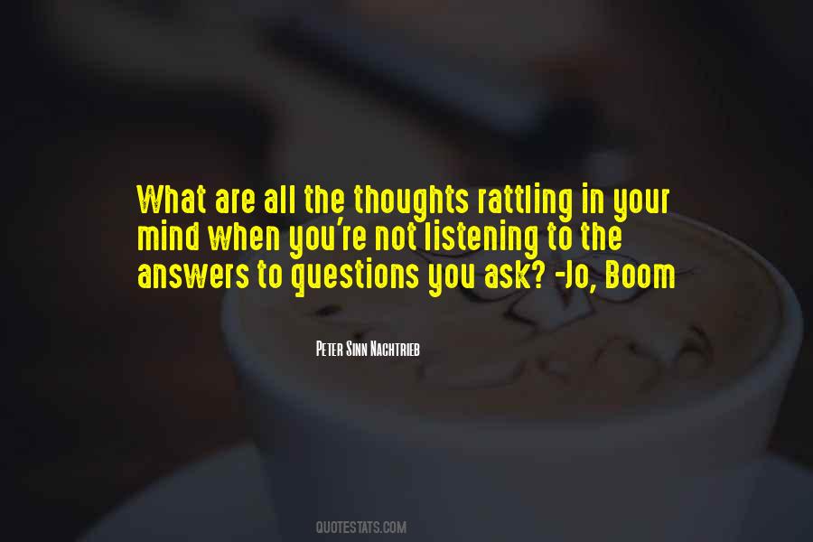 Are Thoughts In Quotes #254857