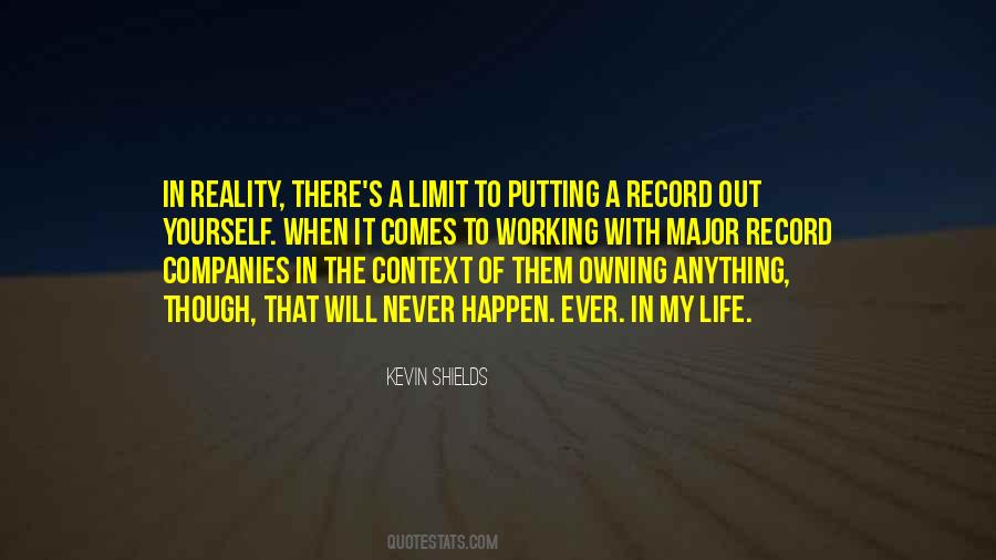 Never Limit Yourself Quotes #1448279