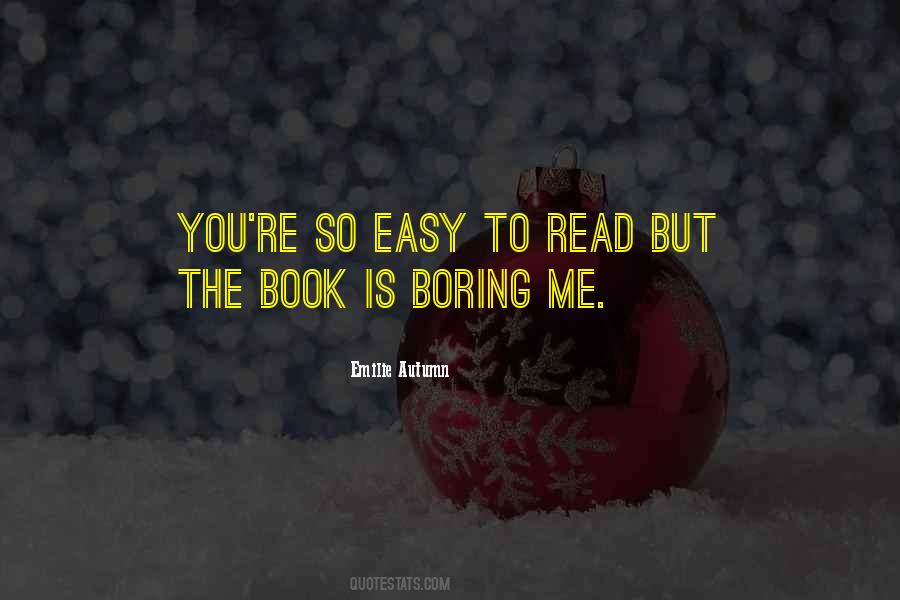 Easy Book Quotes #1817082