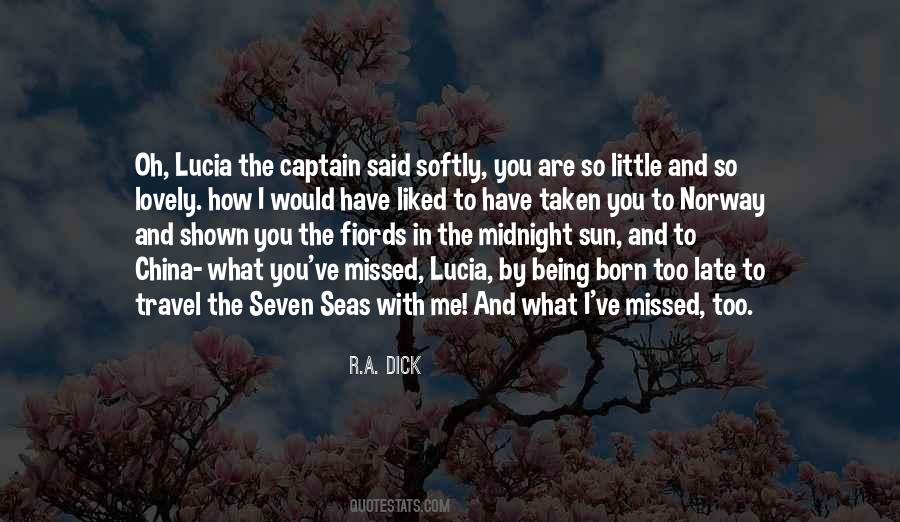 Quotes About Being Seven #253112