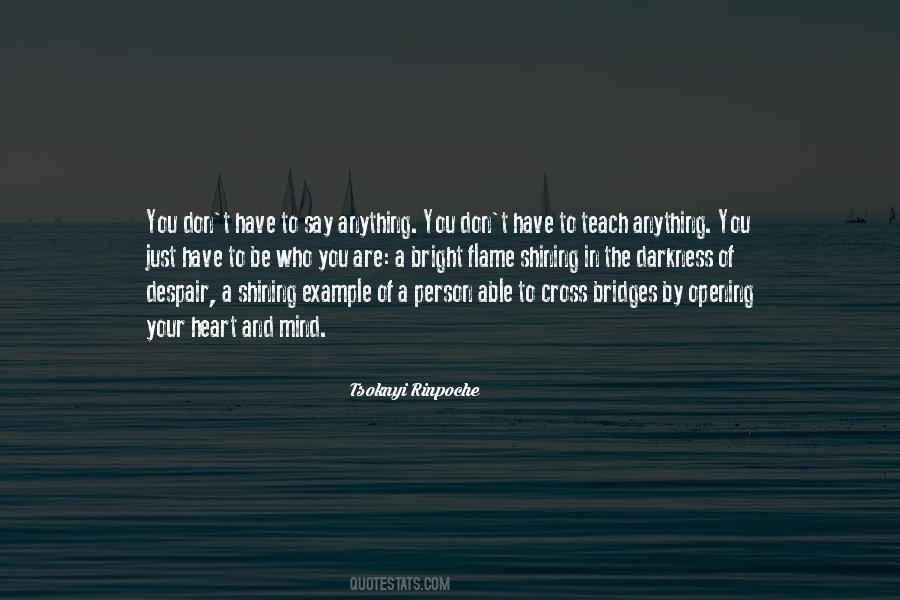 Shining Example Quotes #6612