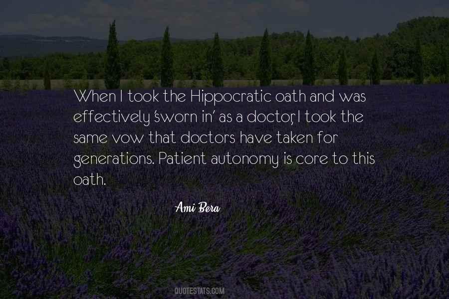 Quotes About The Hippocratic Oath #713649