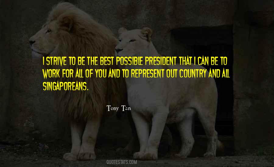 Strive For The Best Quotes #806965