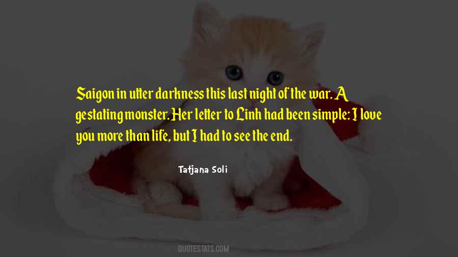 Darkness In The Night Quotes #1056196