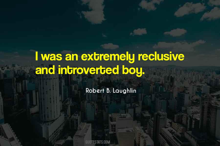 Introverted Boy Quotes #35946