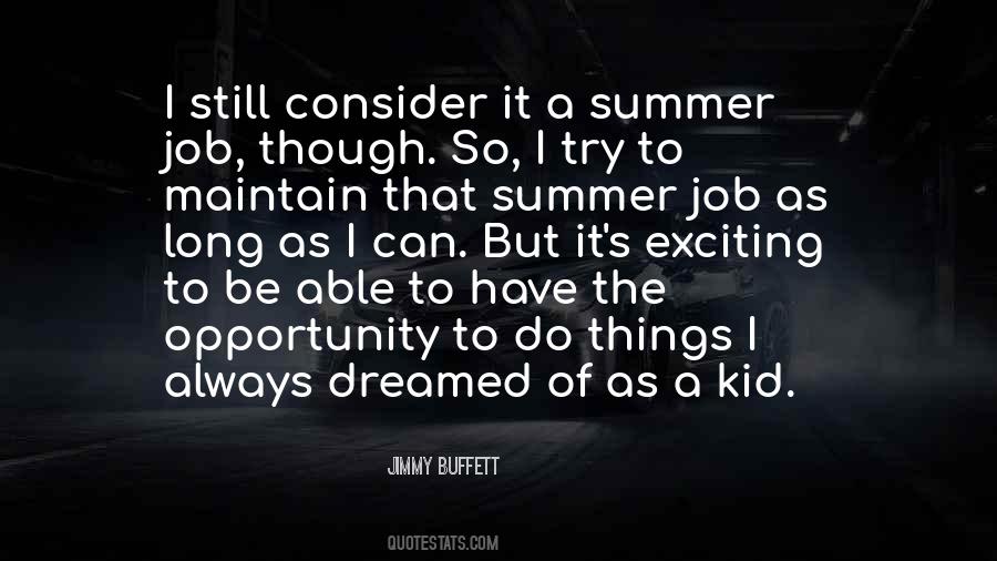 Summer Job Quotes #1747492