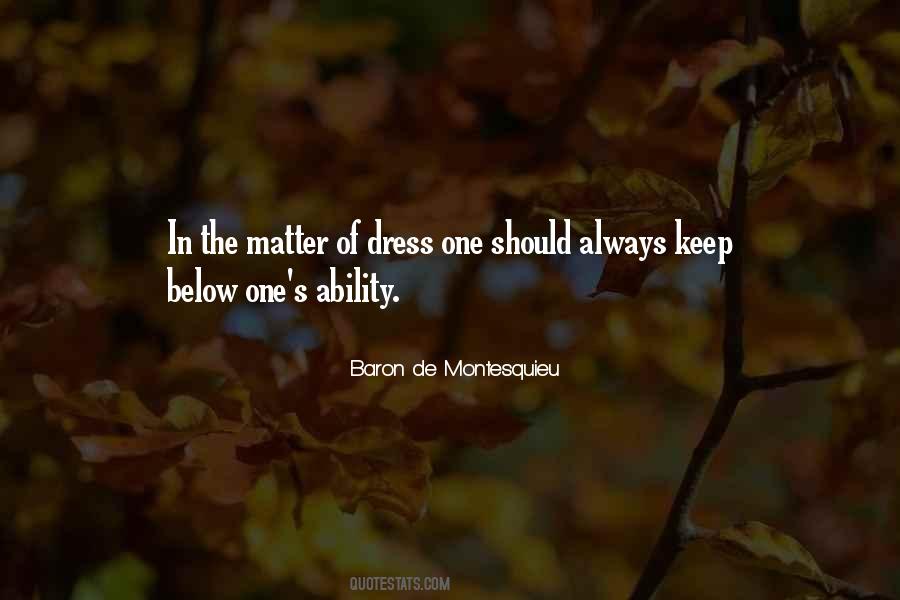 Of Dress Quotes #1281530