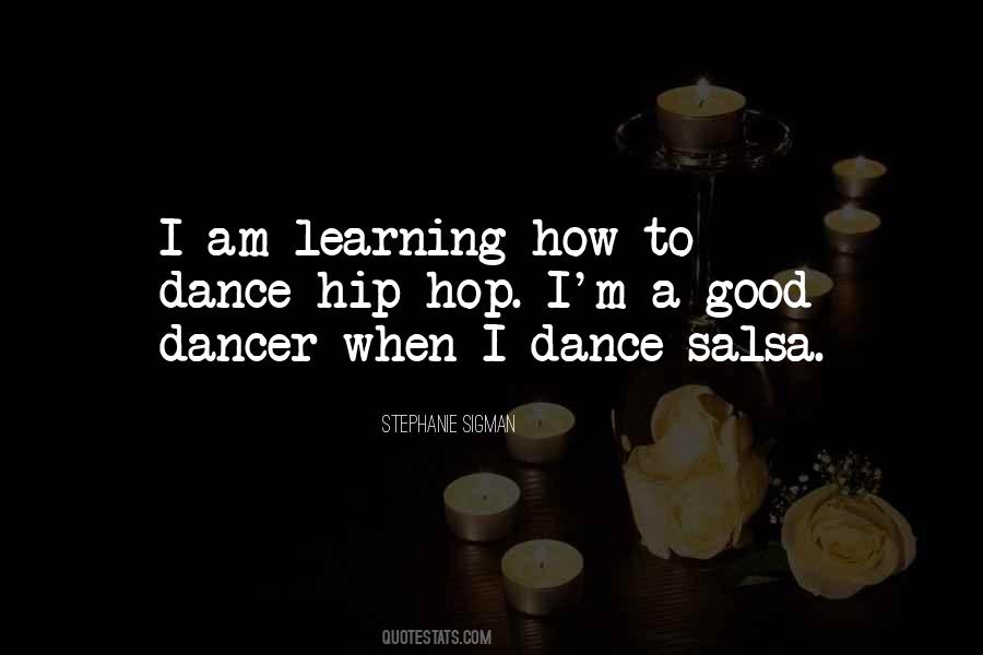 I Am A Dancer Quotes #16940