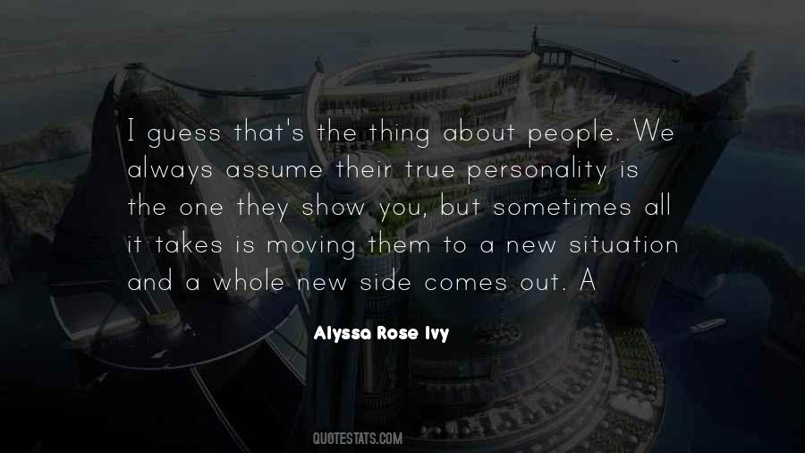 New Personality Quotes #1668150