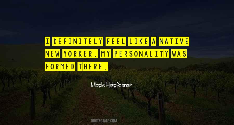 New Personality Quotes #1806367